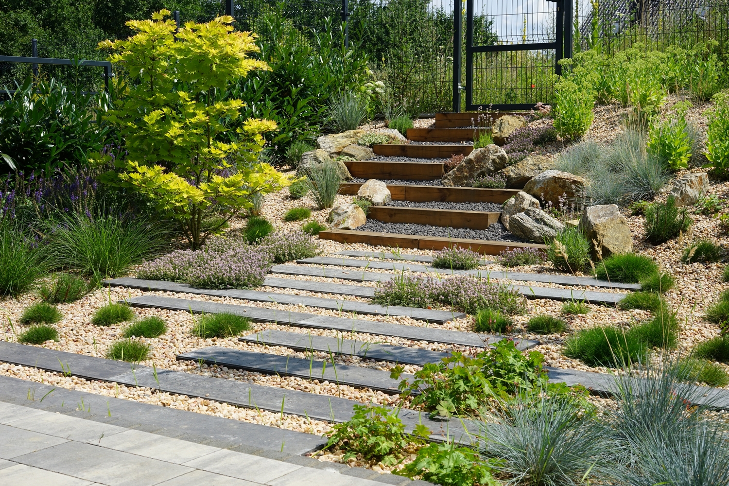 Ogród żwirowy w Tarnowskich Górach